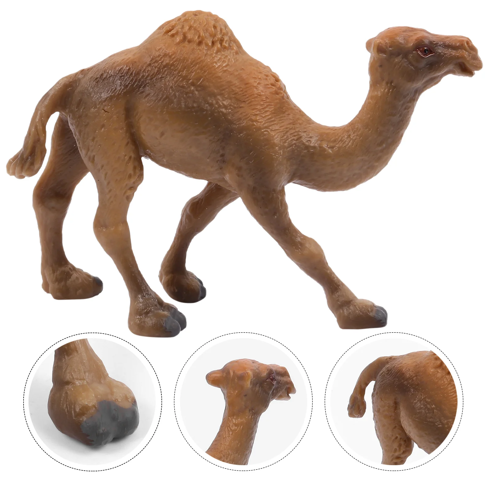 

Animal Figure Toys Kids Birthday Gift Decor Camel Figurines Cake Toppers Mini Educational Jungle Woodland Animals Figures