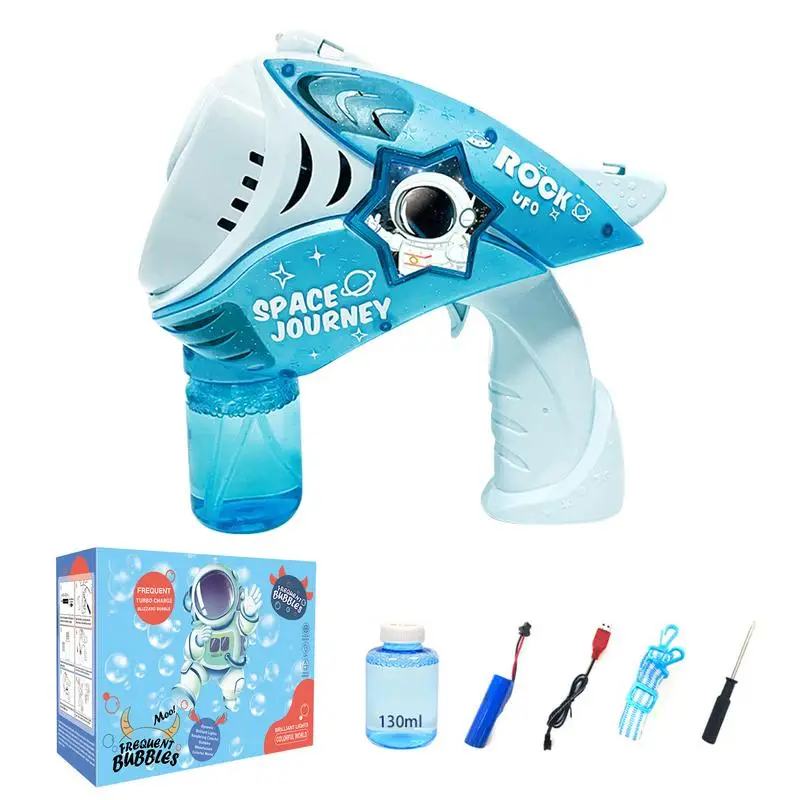 

Пузырчатый пистолет для детей, вращающийся на 360 градусов пузырчатый пистолет, пузырчатая игрушка, Космический стиль, автоматический пузыр...