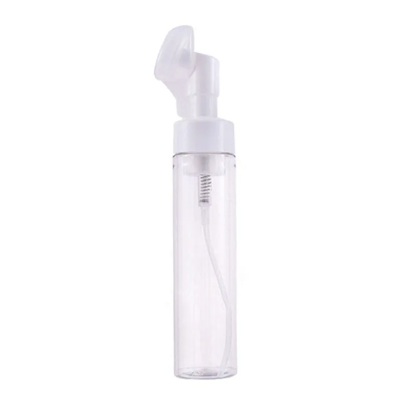 

Clear Foaming Bottle Press The Silicone Brush Head Foam Bottle Mousse Liquid Soap Foaming Hand Washing Cosmetics Sub-bottle