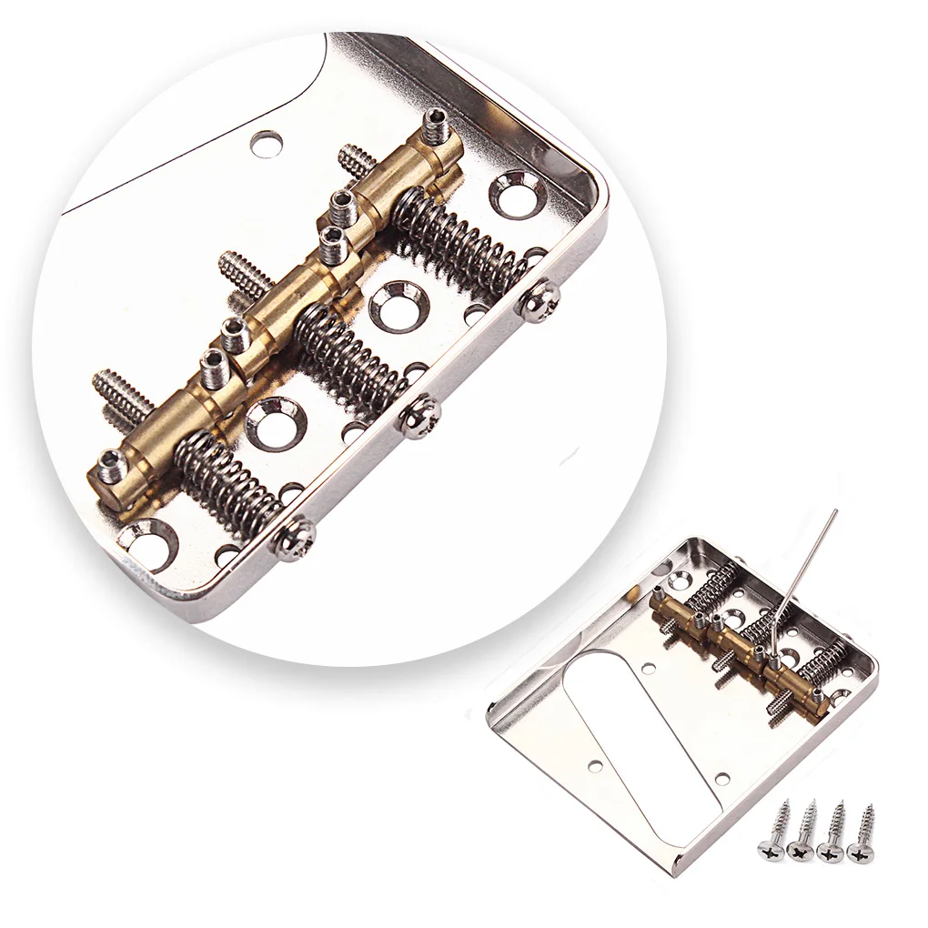 

Electric Guitar Saddle Bridge Repairing Components Universal Tailpiece