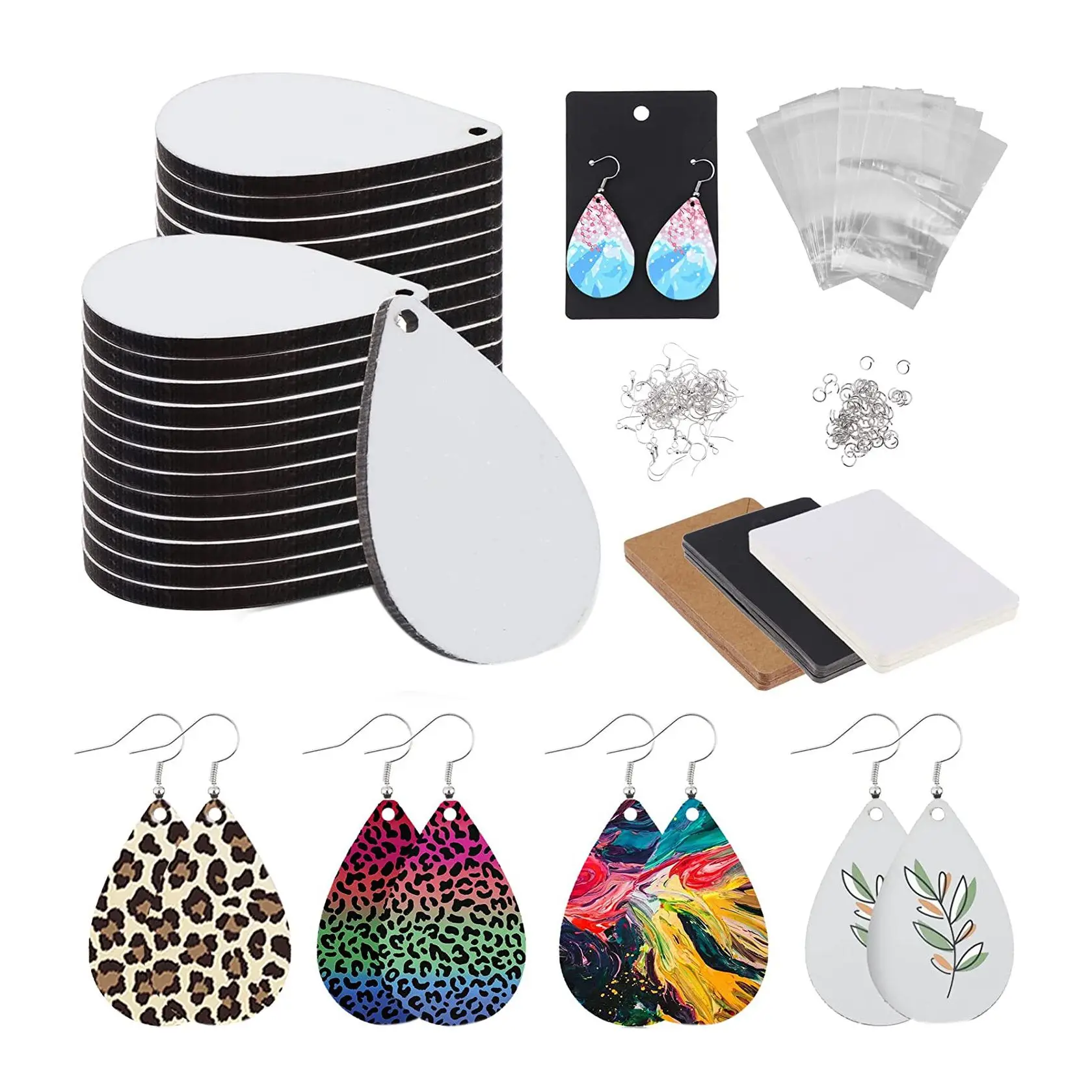

Sublimation Earring Blanks, Heat Transfer Printing Earring Pendant for Jewelry Making DIY Craft