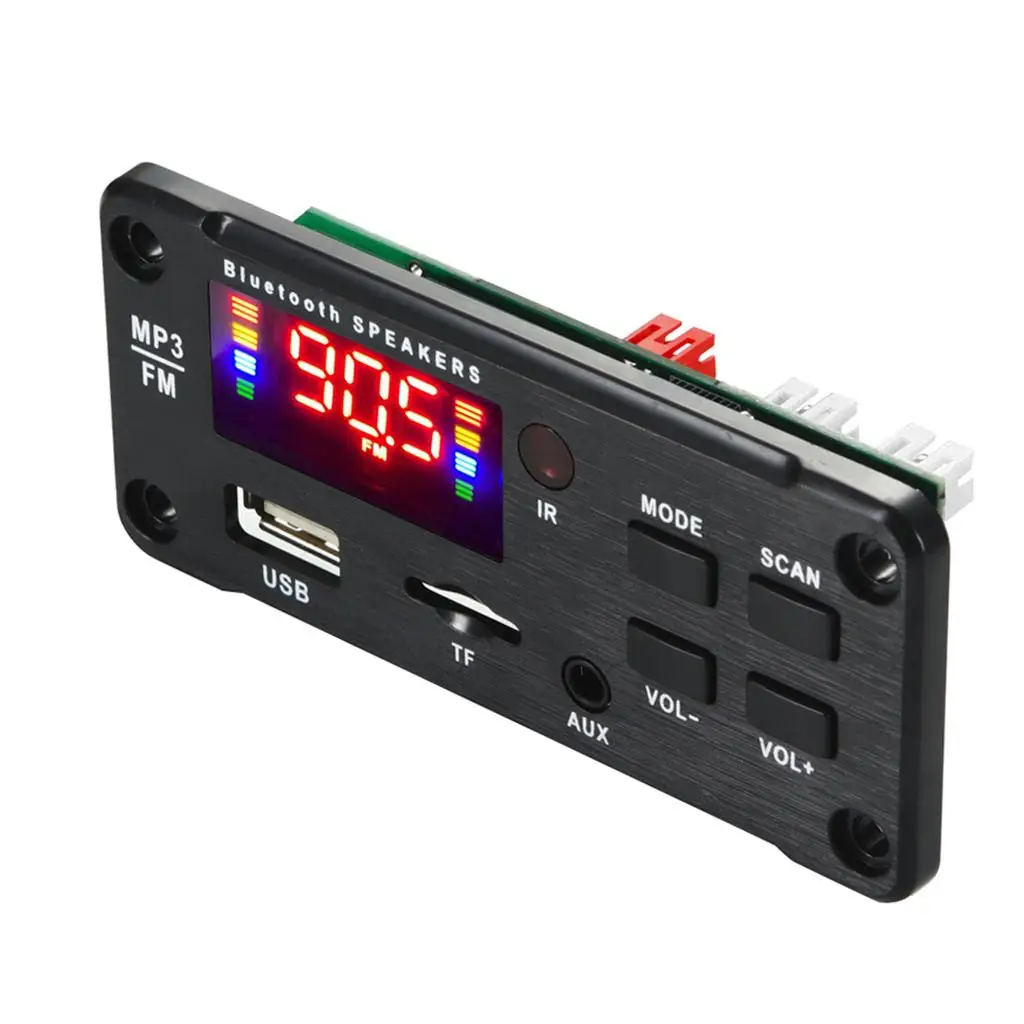 Плата декодера MP3-плеера Bluetooth 5 0 автомобильный FM-радиомодуль для динамиков и