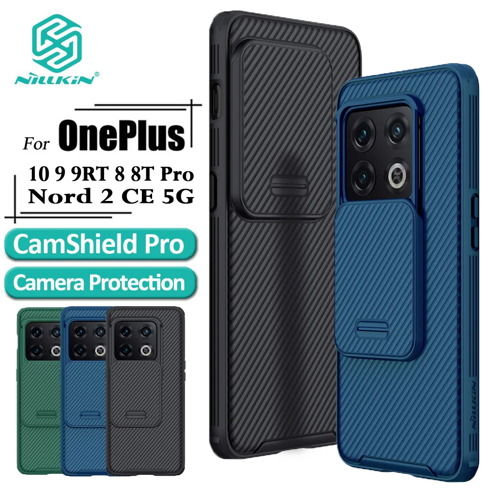 Противоударный чехол Nillkin CamShield Pro для OnePlus 10 9 9RT 8 8T Nord 2 CE |