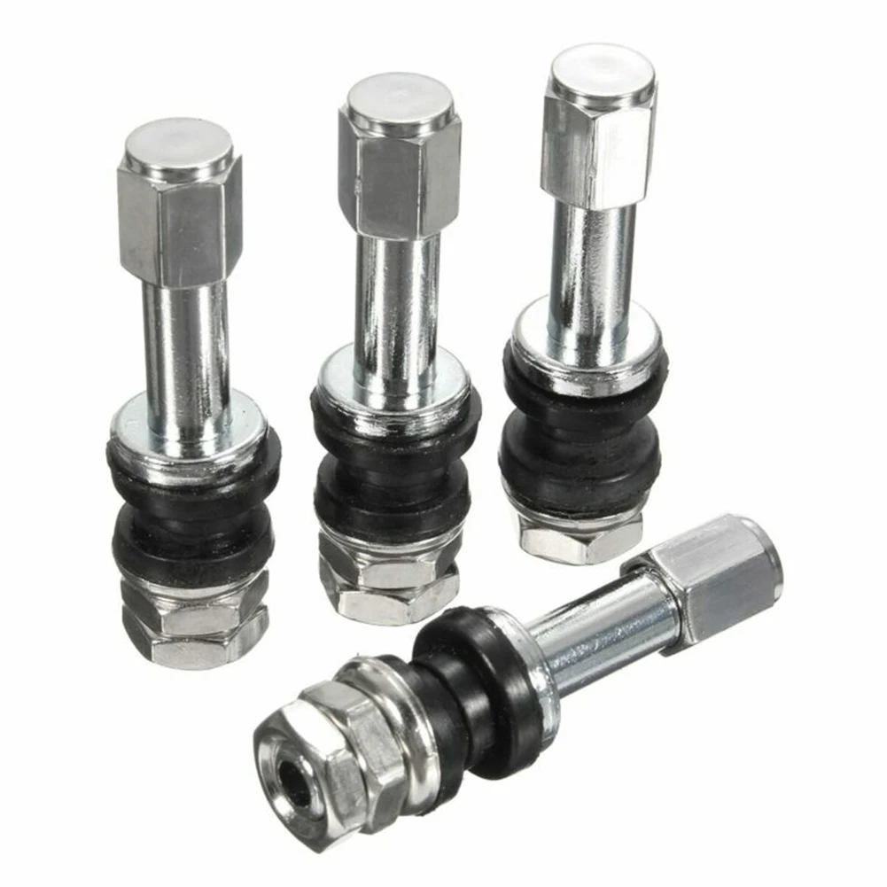 

4pcs Car Tire Valve TR48E Bolt-in Car Tubeless Wheel Tire Valve Stem Dust Cap
