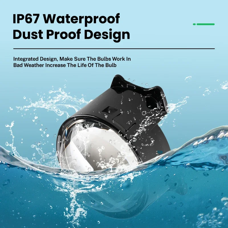 Динамические светодиодные автомобильные фонари Devil Eyes 3 дюйма 12 В Wi-Fi комплекты