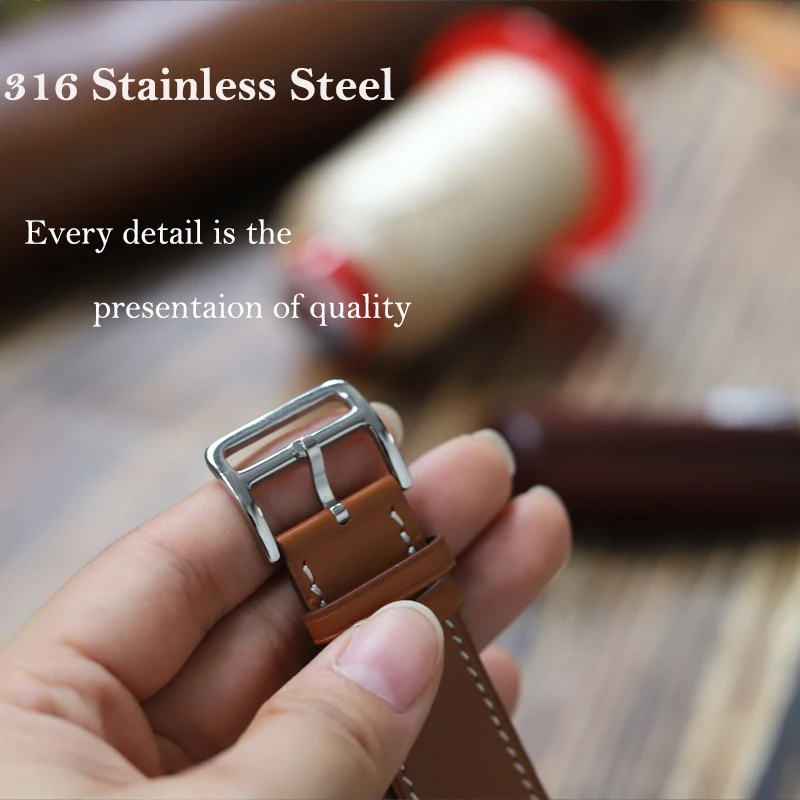 For Apple Watch Ultra 8 7 6 5 4 3 2 SE Band Genuine Leather Bracelet Apple Watch Strap 49mm 45 41 44 40 42 38mm Belt for iWatch