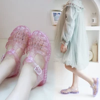 summer new girls kids hole shoes baotou princess xie beach sandals and slippers casual shoes boutique simple style all match