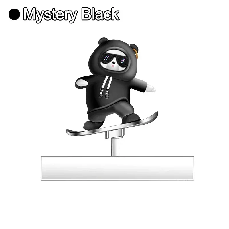 

Автомобильный автоматический раздвижной скейтборд, медведь, сплав, милый мультяшный скутер, украшения для центральной консоли, аксессуары для украшения автомобиля