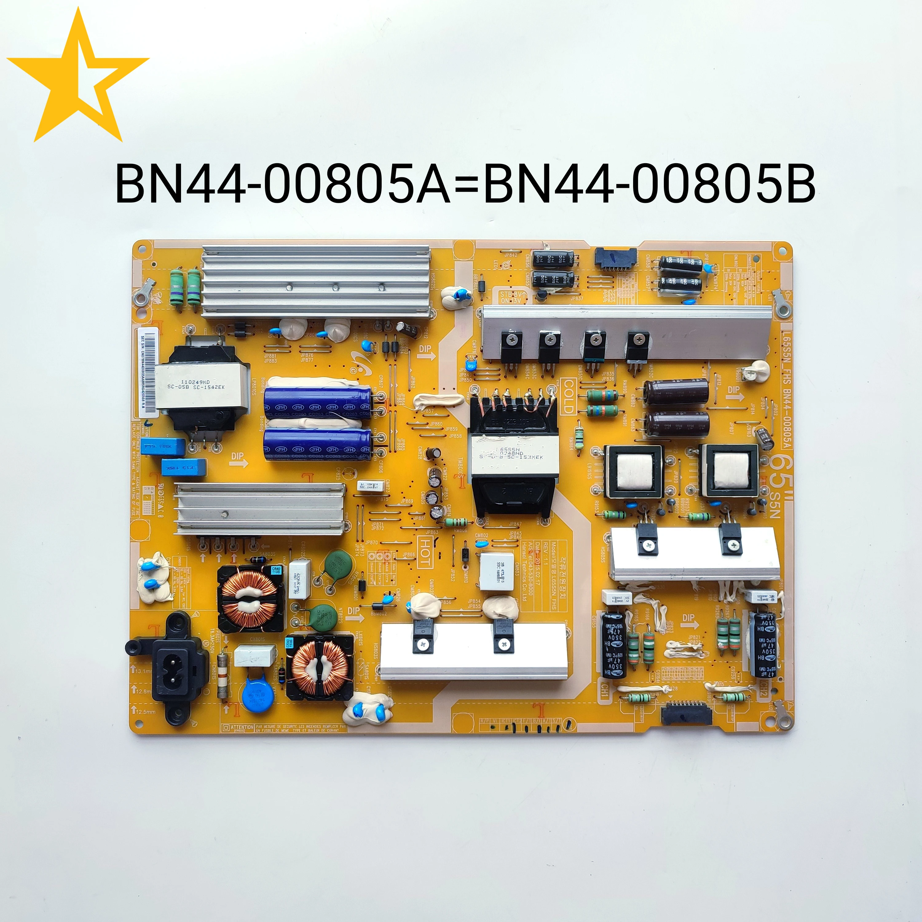 Оригинальная плата блока питания BN44-00805A l65s5n _ fhsc для Samsung UA65JU5900JXXZ UE65JU6000K UE60JU6000K, 65 дюймов, запчасти для телевизора