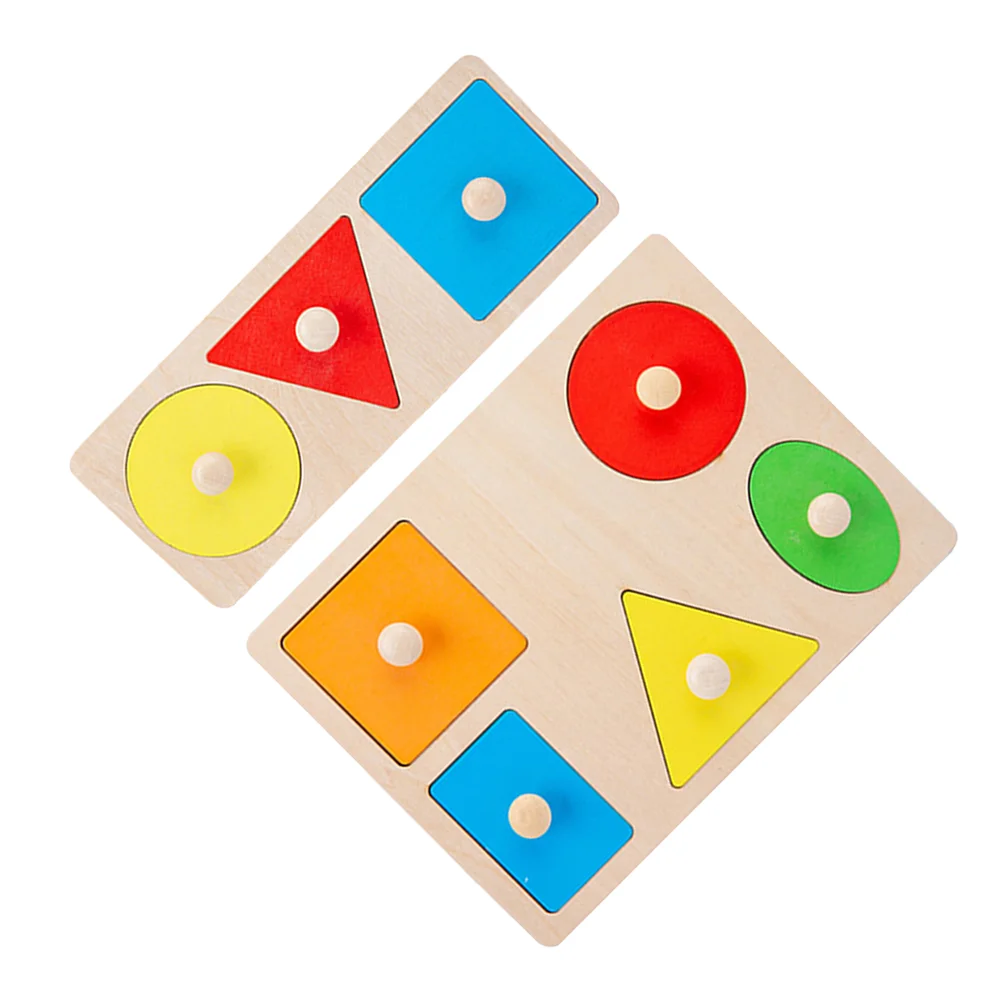 

Puzzle Shapewoodenpuzzles Montessori Board Educational Geometric Sorting Early Sorter Toddler Blocks Color Stacking Game Peg