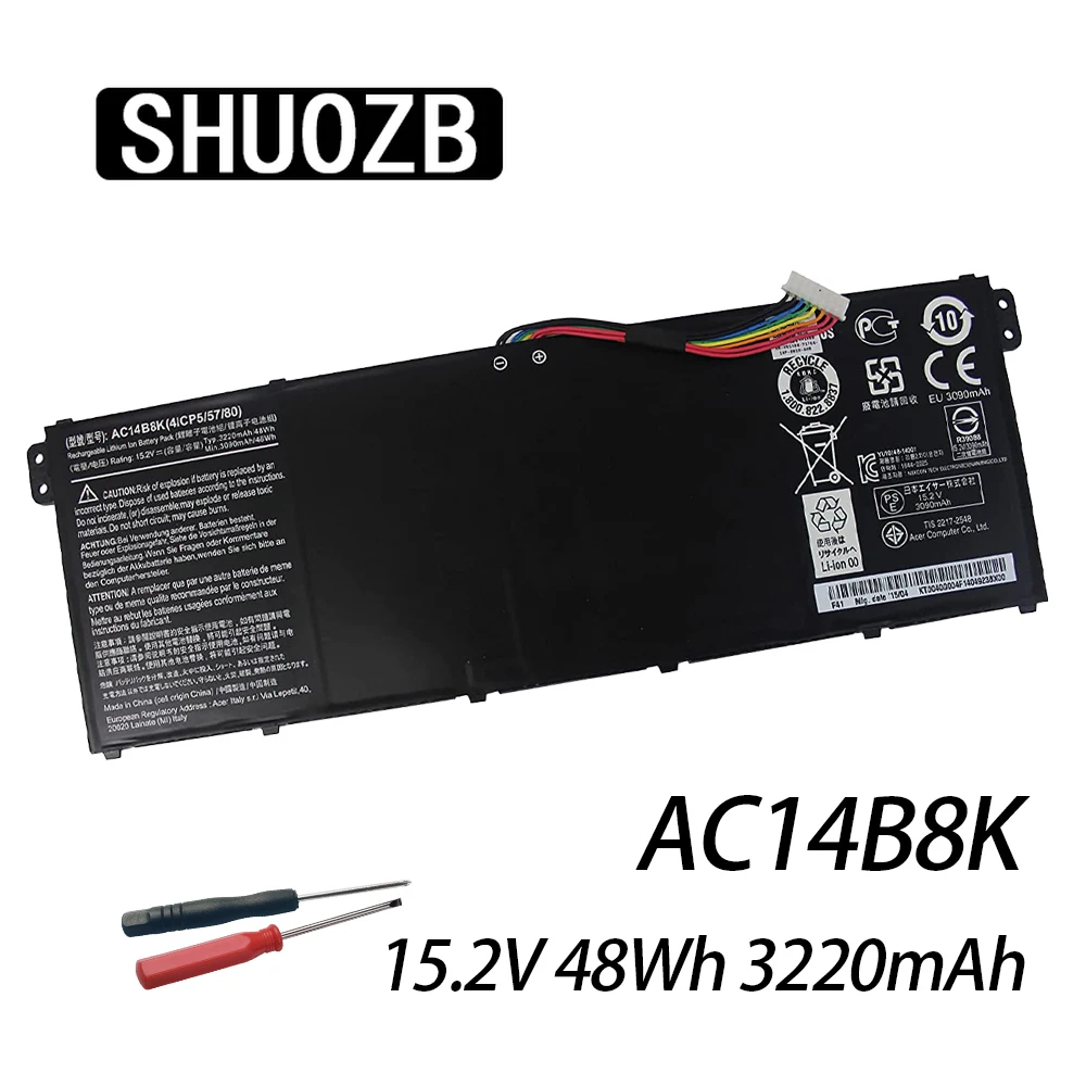 

AC14B8K Battery For Acer Aspire CB3-111 CB5-311 ES1-511 ES1-512 ES1-520 S1-521 ES1-531 ES1-731 E5-771G V3-371 V3-111 E3-111 New