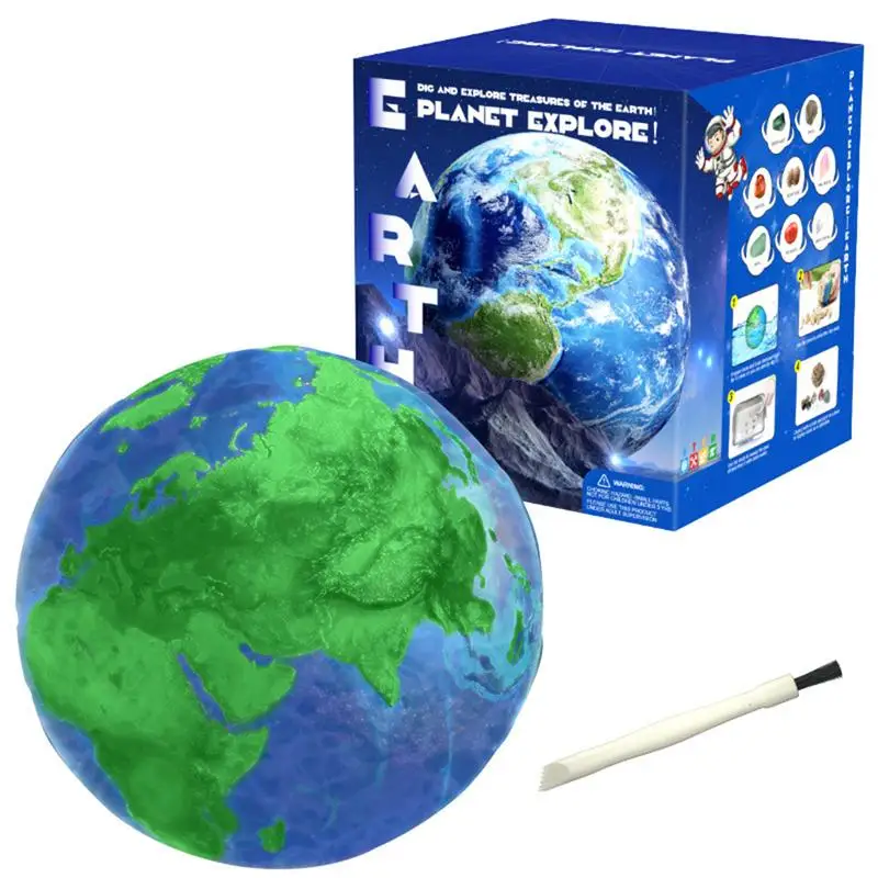 

Gemstone Excavation Kit Discovery Geographic Mega Gemstone Earth Dig Kit Dig Up 8 Gemstones And Crystals Science Educational