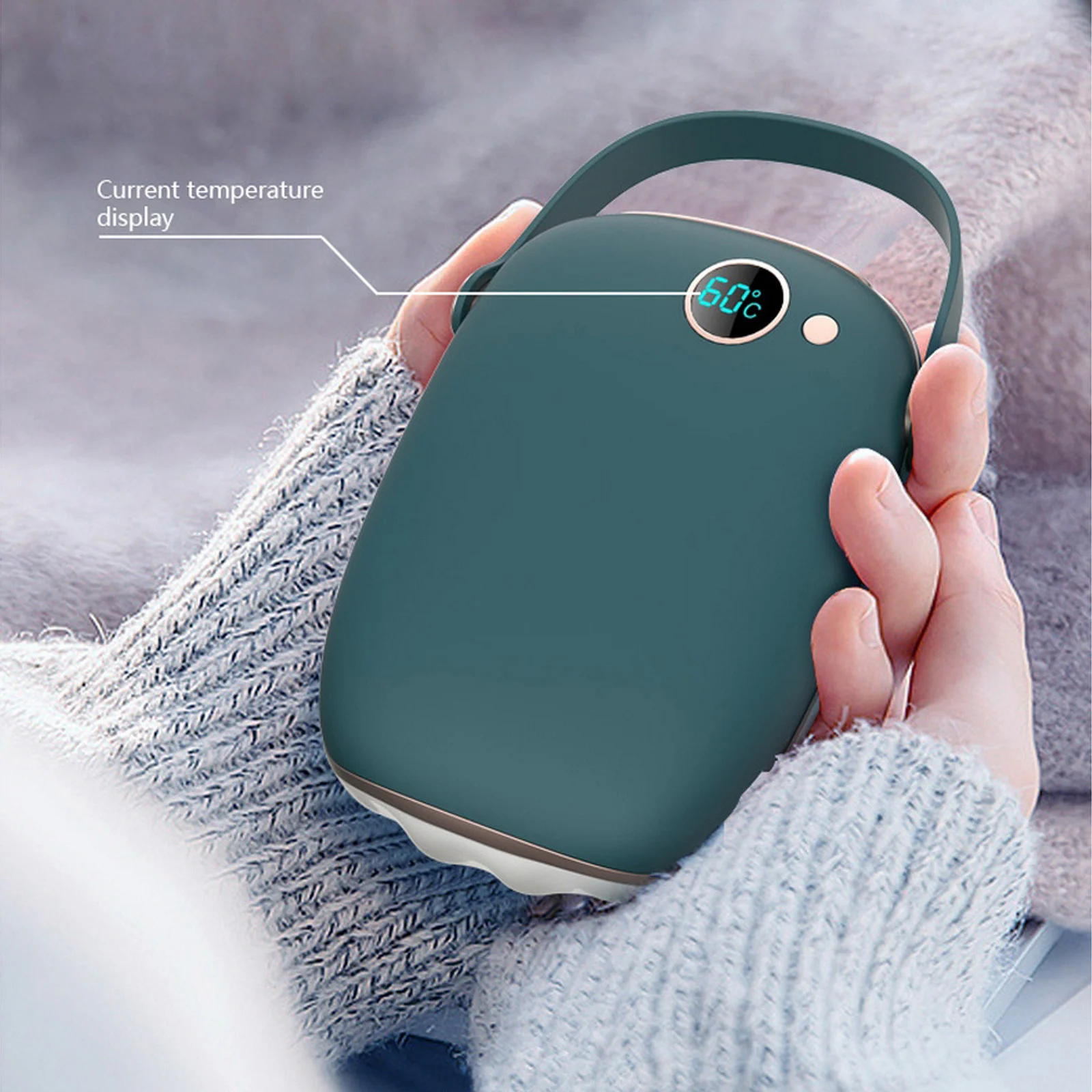 

10000 MAH power pack, USB charging mini electric hand warmer, winter heating, household, outdoor travel, practical heating tools