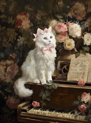 Набор для рисования по номерам "Кошки" PhotoCustom