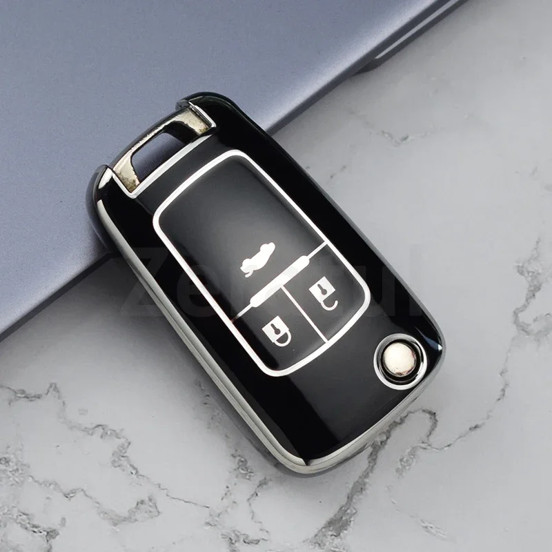 

Чехол-брелок для Chevrolet Cruze Aveo Trax Sail Malibu Captiva Opel Vauxhall Astra J Corsa Insignia Mokka, чехол из ТПУ для автомобильного ключа