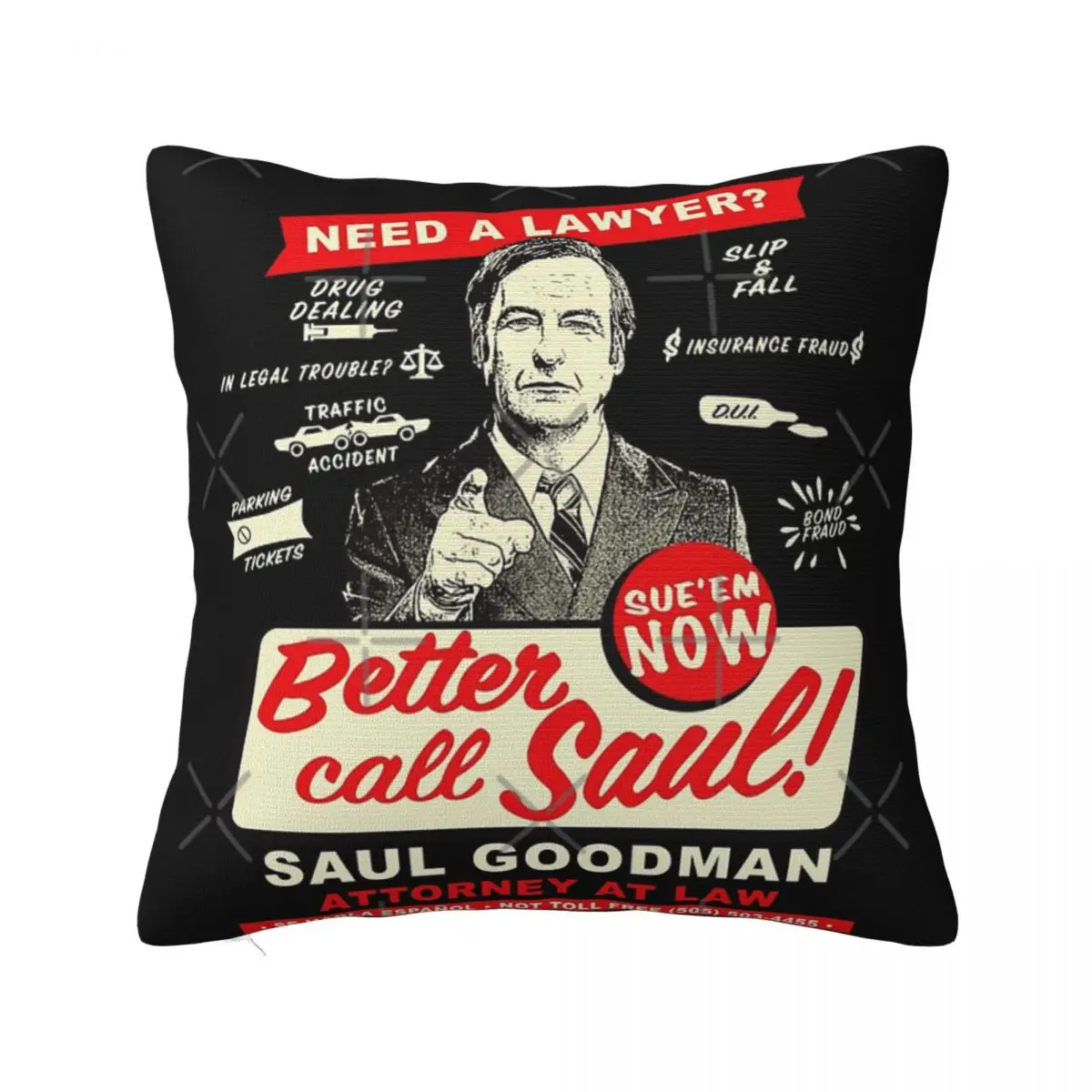 Наволочка для дивана на молнии