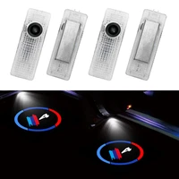 2 pcsset car door hd led laser projector lamp for bmw 4 series f36 g26 welcome light ghost shadow warning lights accessories