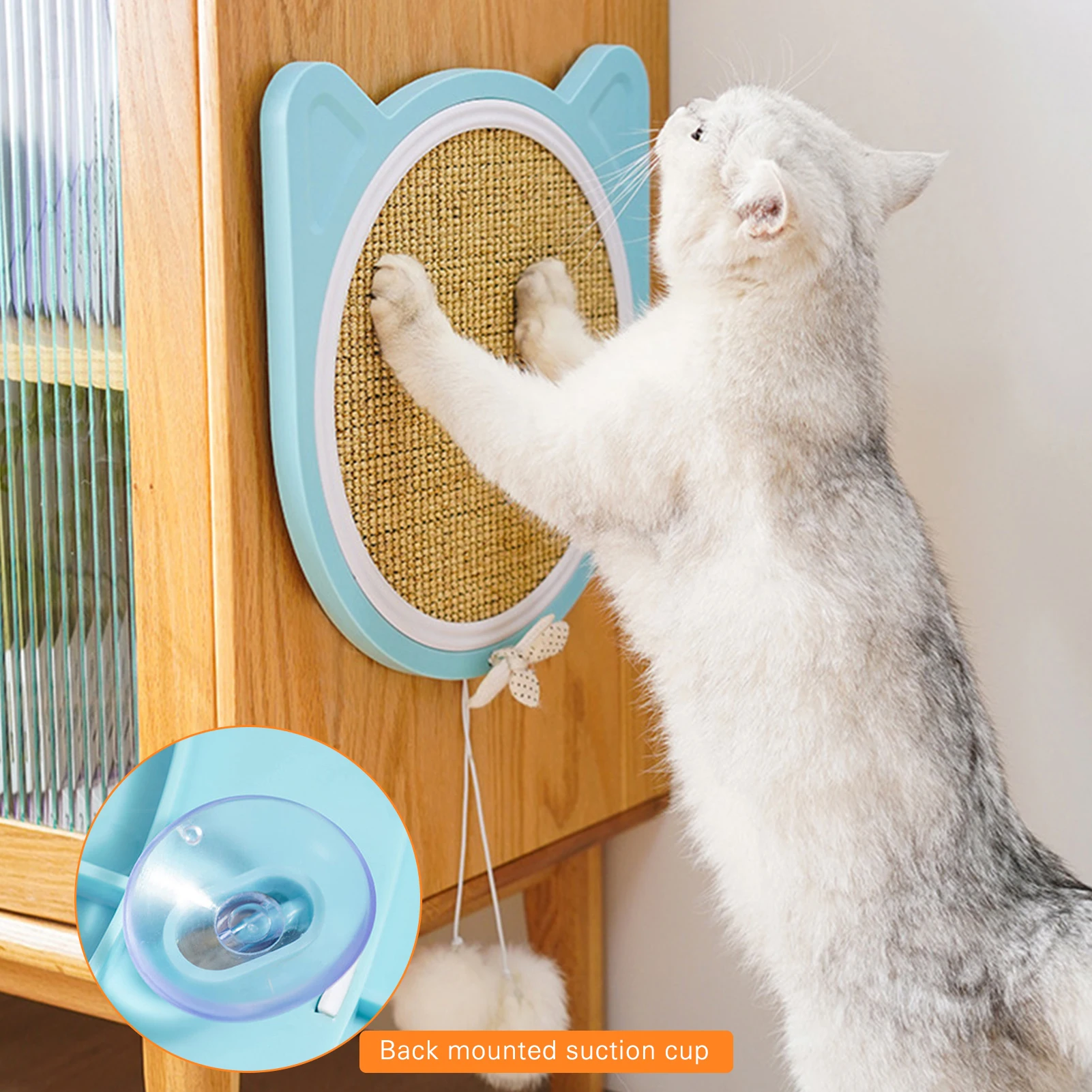 

Коврик Sisal для кошачьих когтей, Когтеточка с присоской, защита мебели, стула, дивана, товары для домашних животных