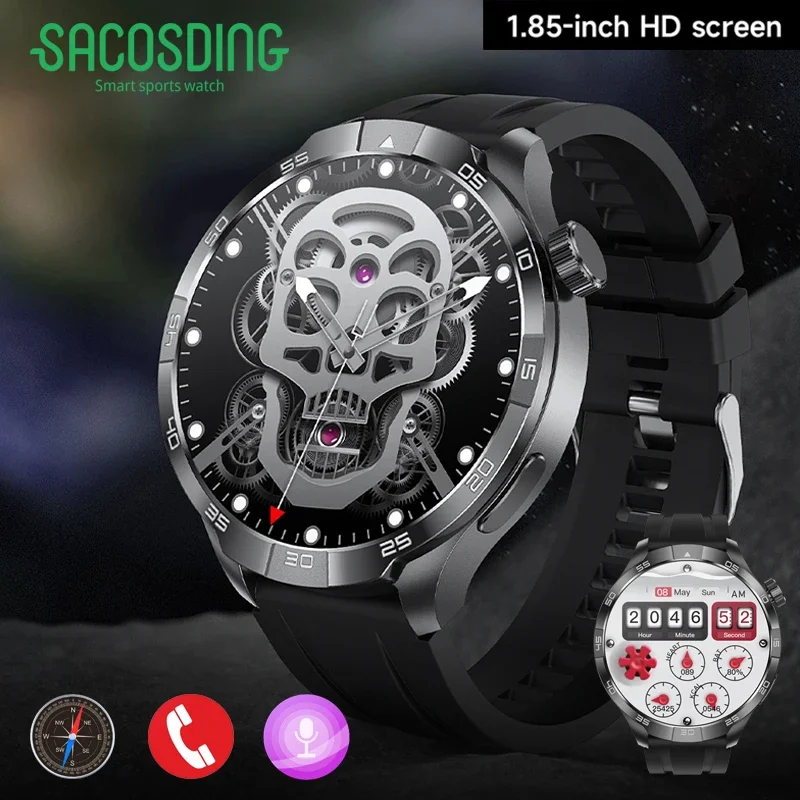 Смарт-часы XIAOMI с Bluetooth пульсометром и компасом