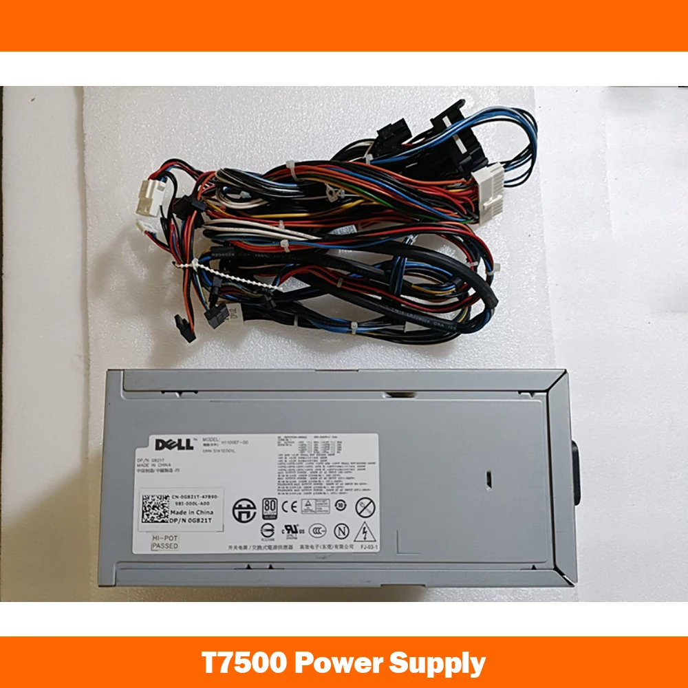 100% Working Power Supply For T7500 N1100EF-00 0R622G G821T 0G821T H1100EF-00 NPS-1100BB A 1100W Full Test