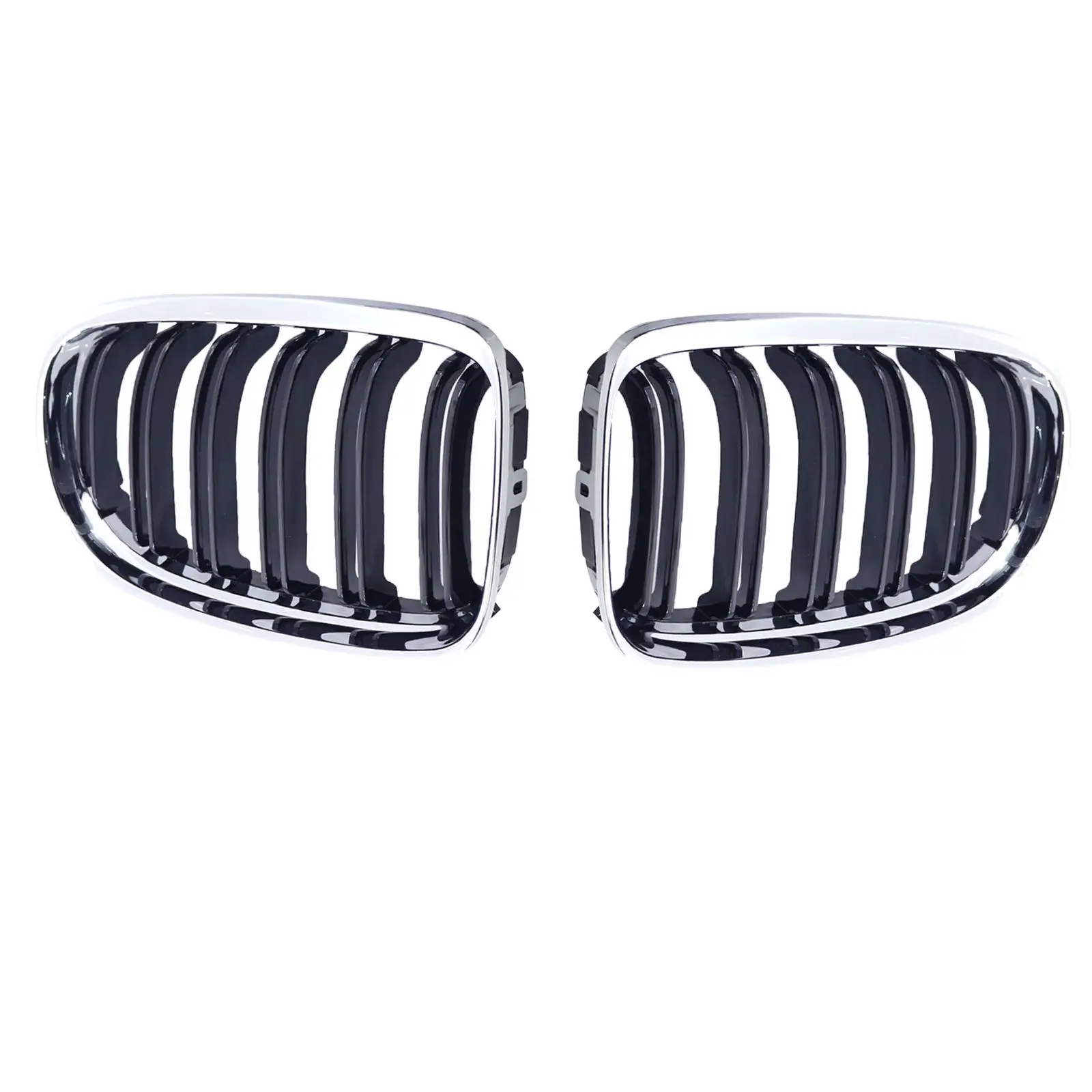 

2X Автомобильный передний бампер, решетка для радиатора 51137201969 51137201970, глянцевый черный для E90 E91 Sedan, высокое качество