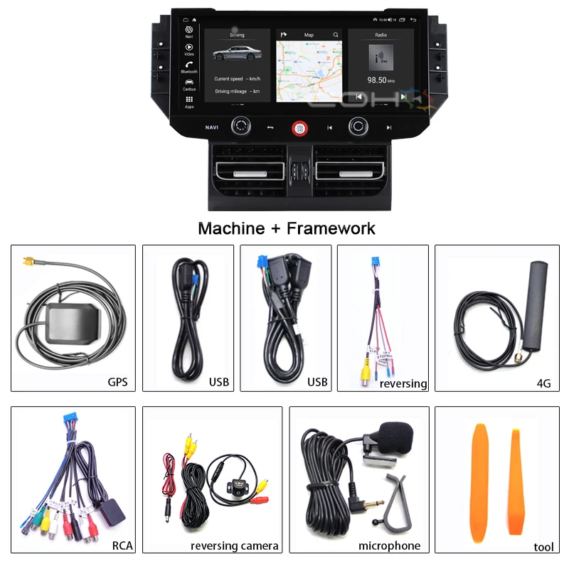 Фото 12,3-дюймовая автомагнитола Android 15 для Porsche Macan 2014-2017, GPS-навигация, Carplay, 4G WiFi, мультимедийный видеоплеер №3