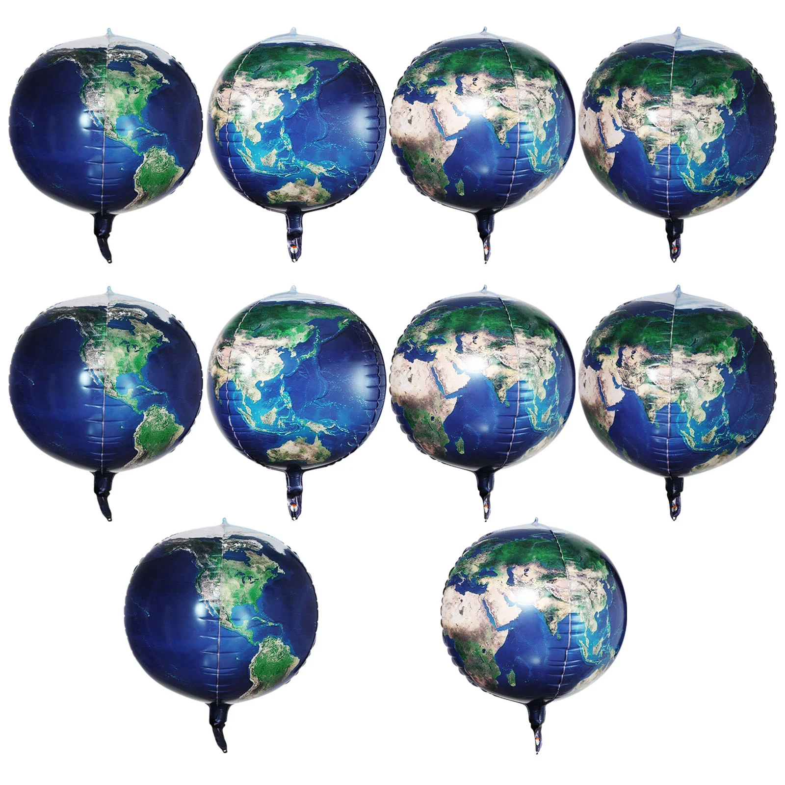 

Balloons Earth Day Globe Decorations Party World Planet Balloon Aluminum Sphere Map Favors Birthday Travel Decor Space Floatable