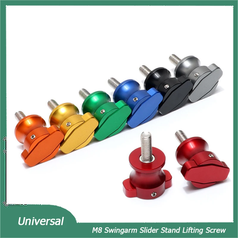 

Universal Motorcycle M8 Swingarm Spools Slider Stand Lifting Screw For YAMAHA BMW Kawasaki Suzuki Honda Ducati Etc.Accessories