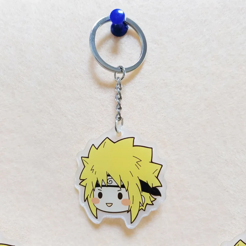 Милый акриловый брелок Наруто версия Q Naruto Sasuke Itachi Kakashi Hinata Jiraiya Tsunade фигурки