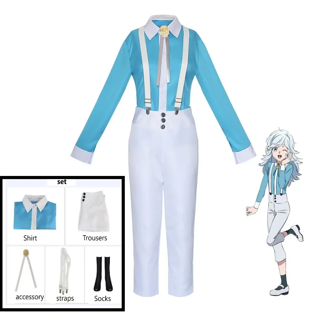 Аниме Kemono Jihen Akira Косплей Костюм Рубашка Рюкзак Брюки Monster Incident Униформа костюм на