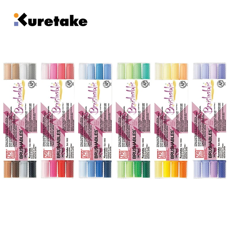 ZIG Kuretake Marker Pens MS-7700 Watercolor Brush Pens Water