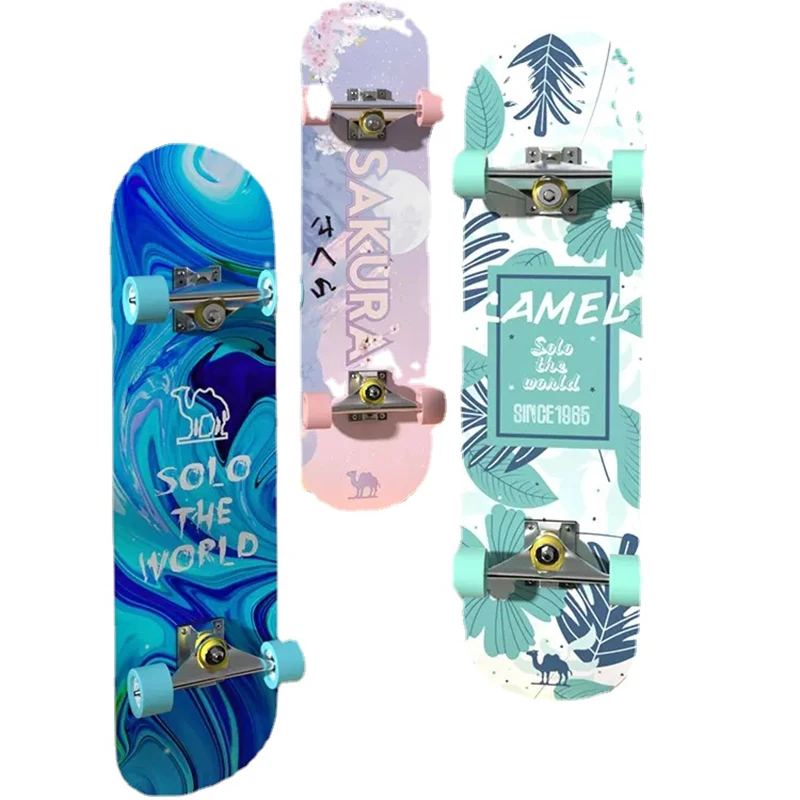 Sandpaper Professional Inline Skateboard Children Shape Skateboard Skate Girls Kit Skate Profissional Skateboard Accessories