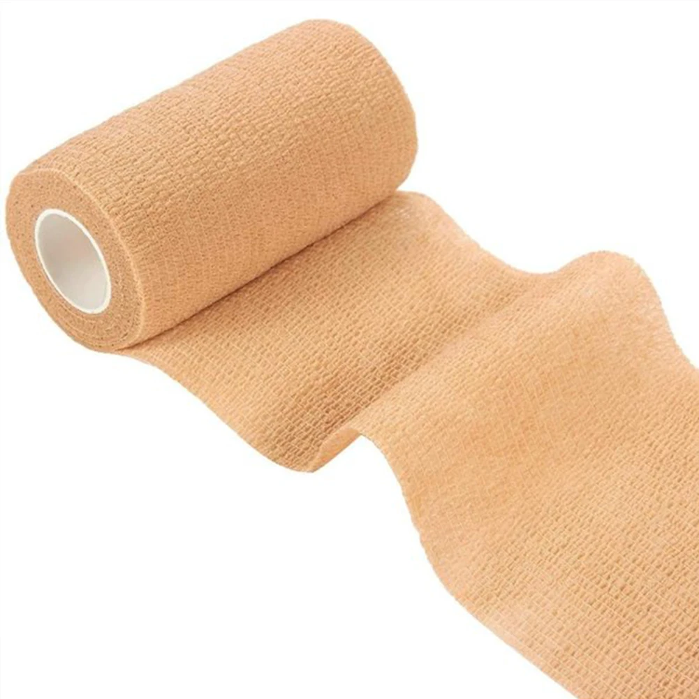 

6rolls Athlete Sports Safety High Elastic Breathable Bandage Wrap Soft Elbow For Wound Self Adhesive Ankle Knee Stretchable
