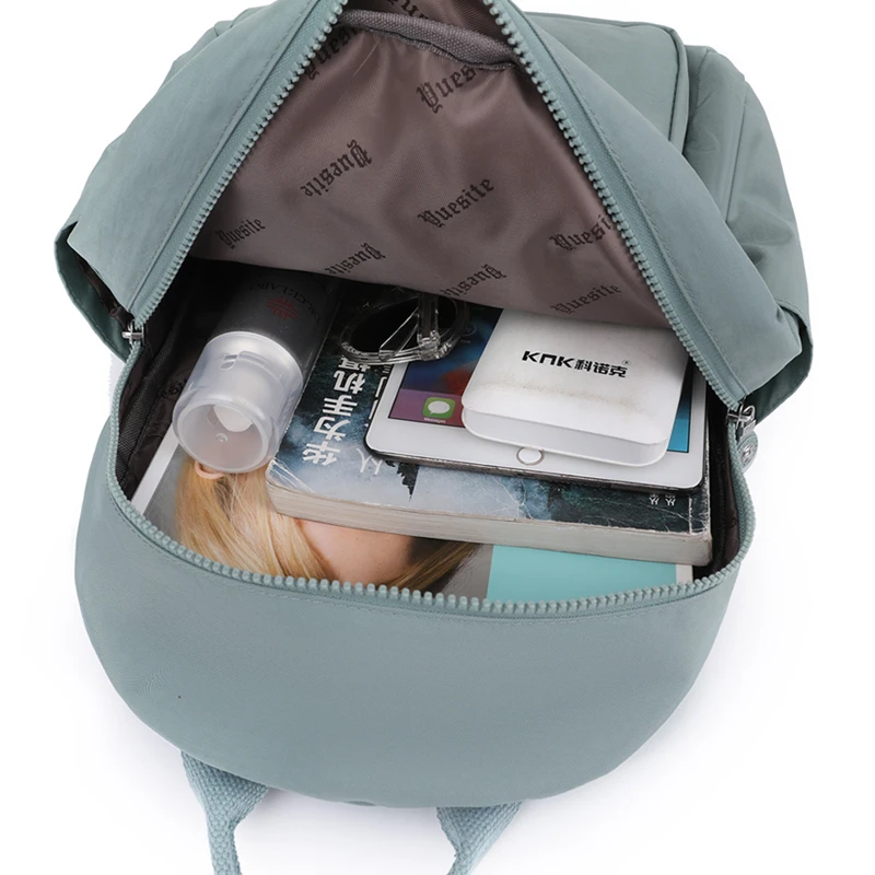 Рюкзак женский из ткани Оксфорд повседневная простая многослойная Сумка в