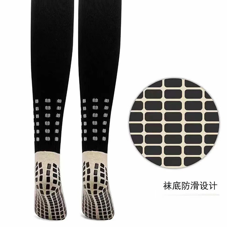 Носки Длинные 1 пара мужские и женские спортивные носки для футбола Нескользящие