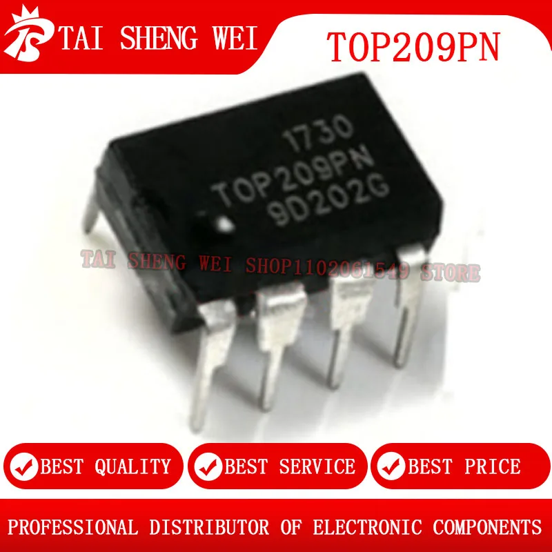 10 шт. TOP243PN DIP TOP243 DIP-7 TOP243P TOP242PN TOP242 TOP224PN TOP224 TOP223PN TOP222PN TOP221PN TOP209PN TOP232PN