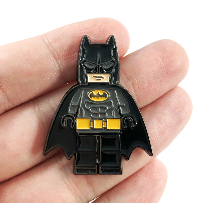 LXJERY заколка в виде супергероев американском стиле значок на рюкзак забавная