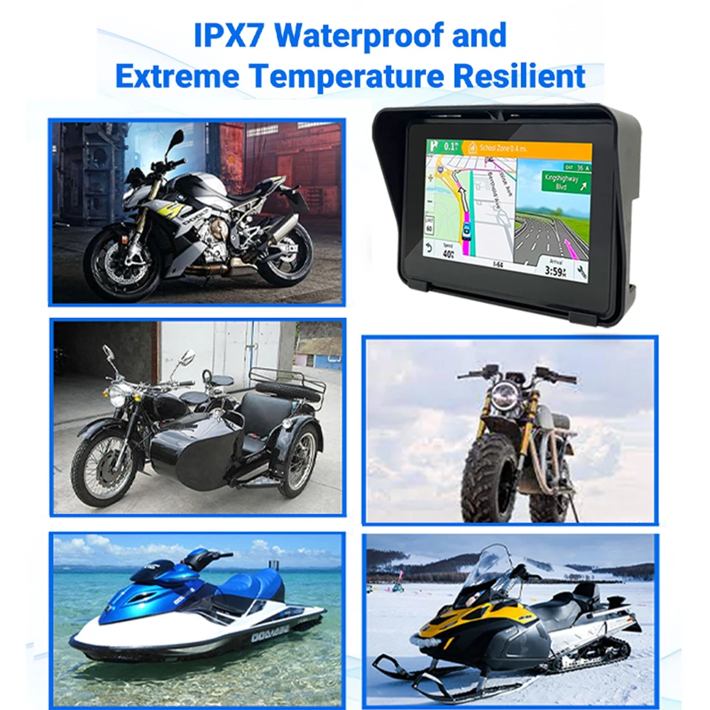 Мотоциклетный навигатор 5 дюймов монтажный кронштейн Carplay Android автомобильный