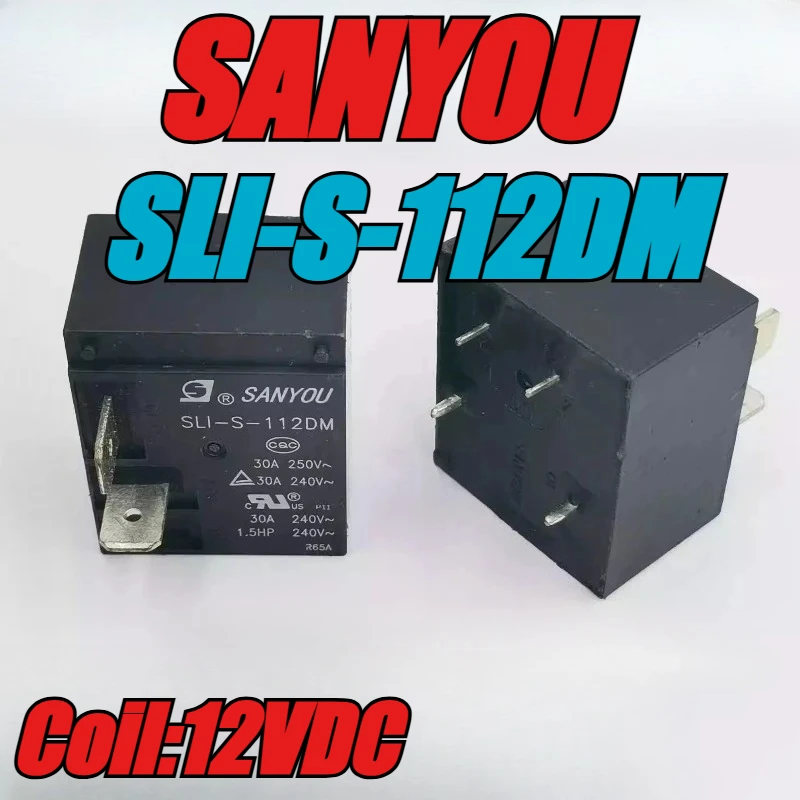 

Реле SLI-S-112DMK SLI-S-112DM 30A 12В 4 контакта