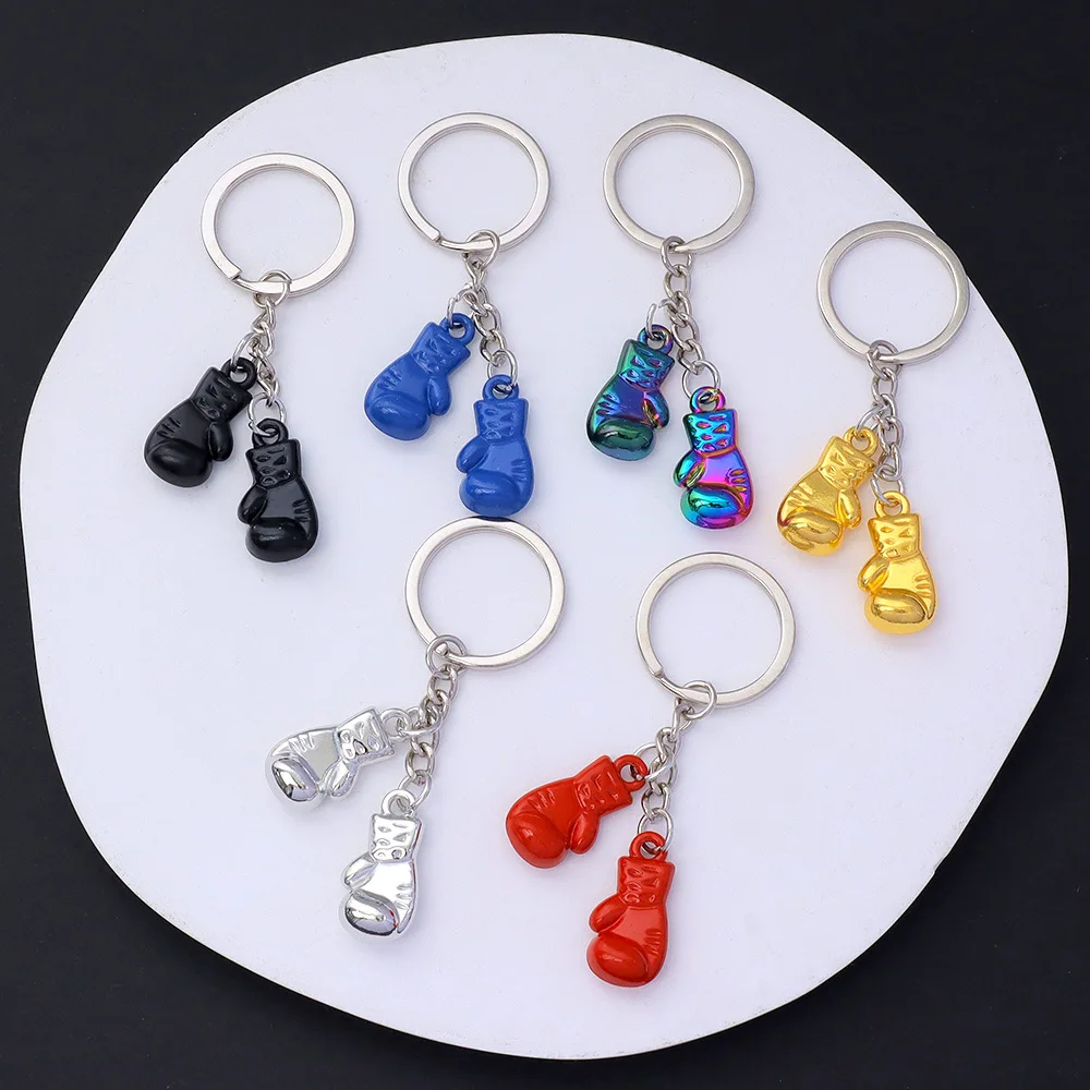 Фото Креативный 3D боксерский брелок с подвеской в виде перчаток для фитнеса, клуба, борьбы в тренажерном зале, подарок для мероприятий, трансграничная горячая распродажа №2