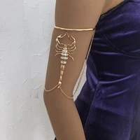 gothic scorpion armband diamond creative vintage geometric hand jewelry