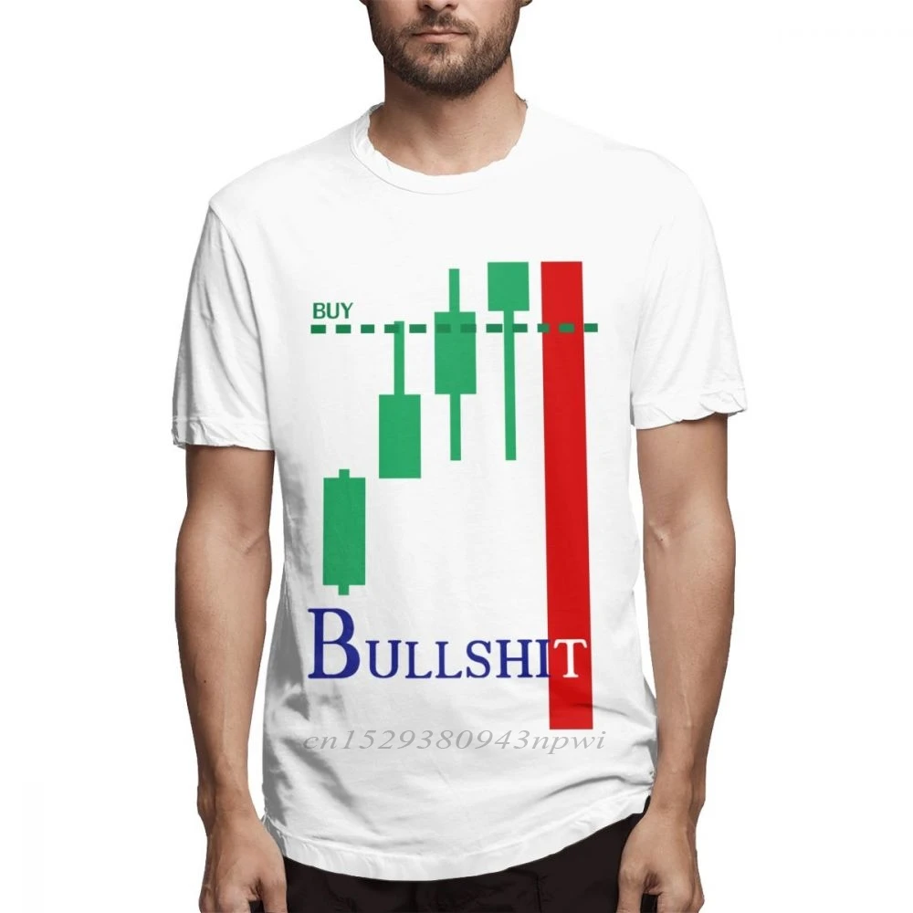 

Pure Cotton Geek Day Trade Investment Forex Stock Market T Shirt Novelty Candlestick Chart 100% Cotton T-shirt