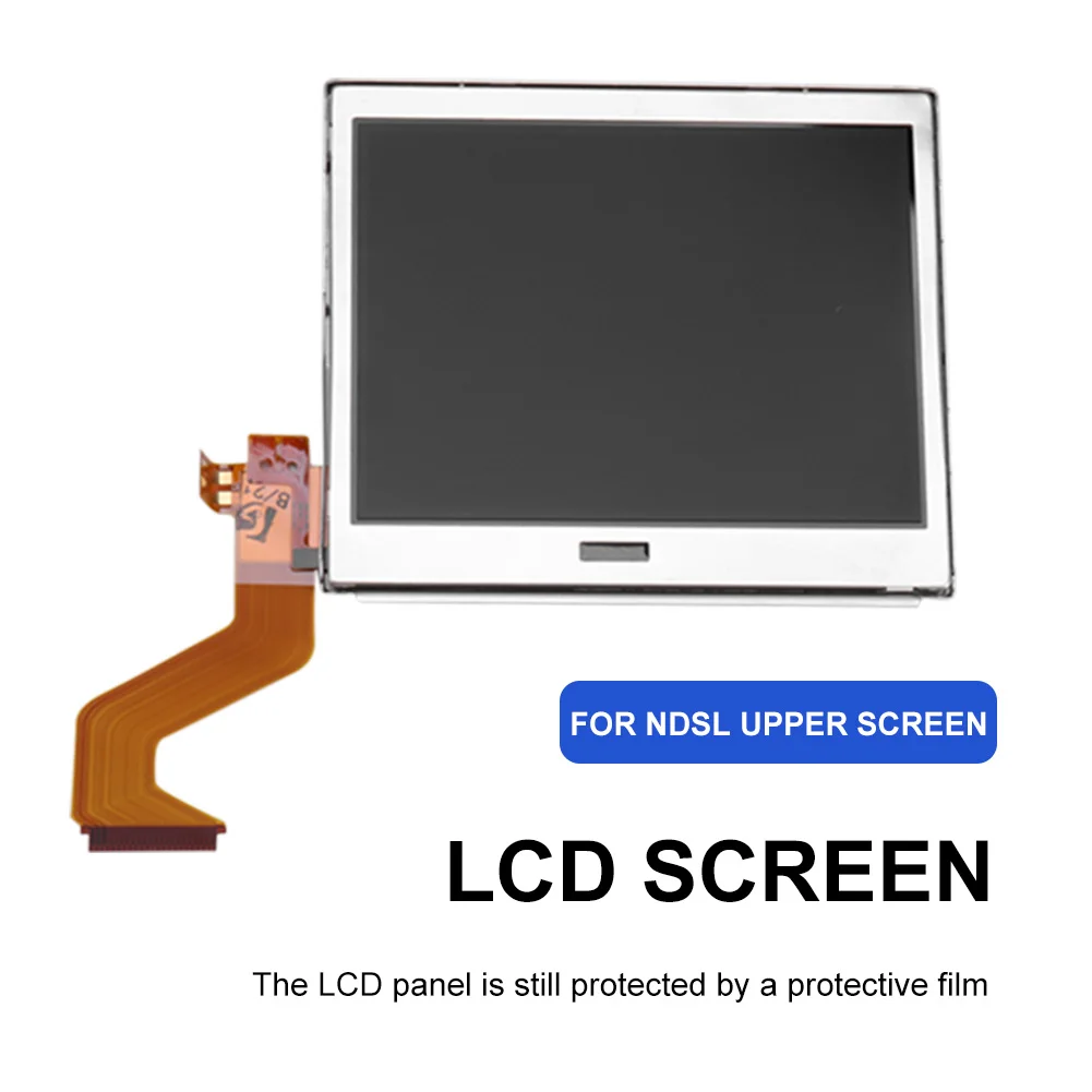 

Top LCD Display Screen Lightweight LCD Upper Screen Easy Installation Game Console LCD Screen Replacement Parts for NDSL