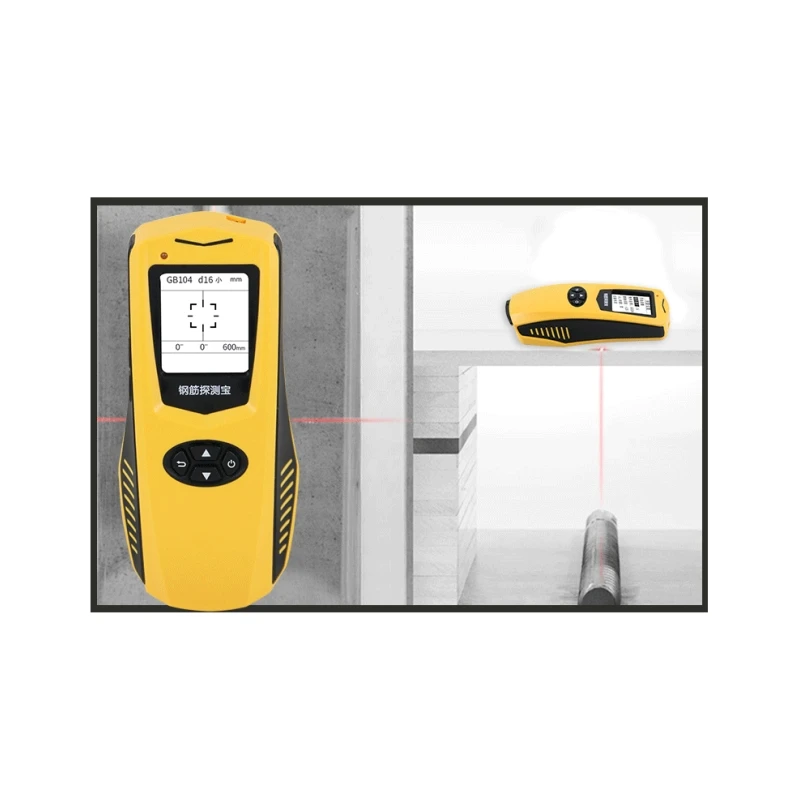 Портативный встроенный детектор арматуры тестер защитного слоя бетона сканер