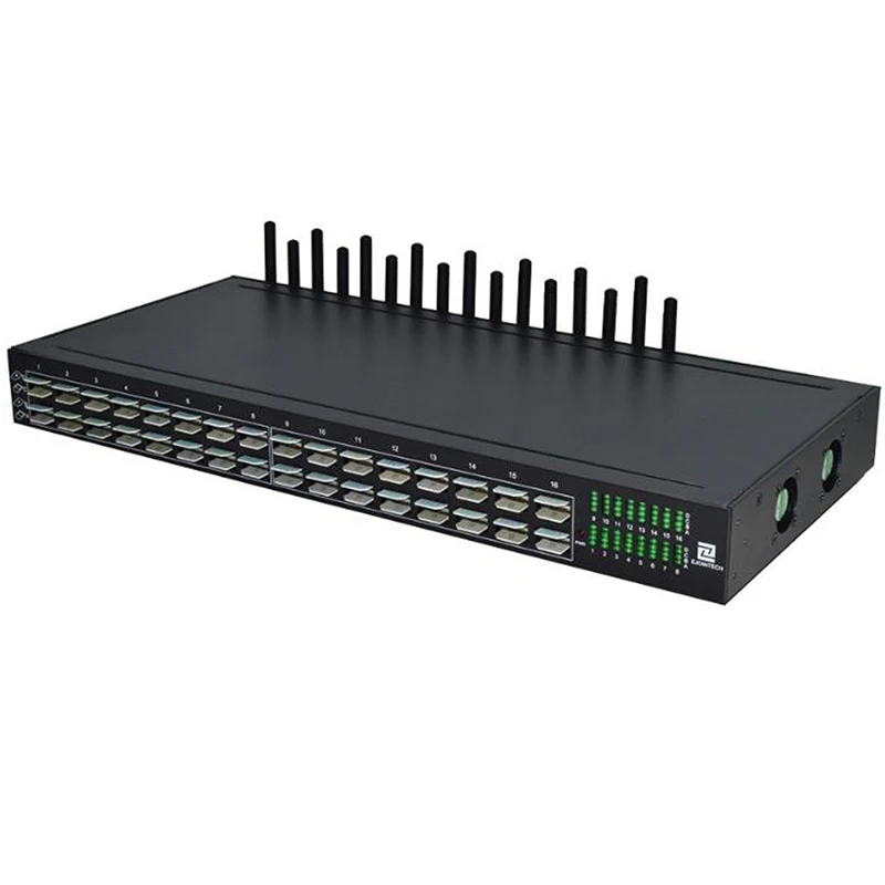 

Ejoin 4G Voip Gateway, Anti Sim Blocking 16 Ports 64 Cards Goip Product Products SMS Gateway
