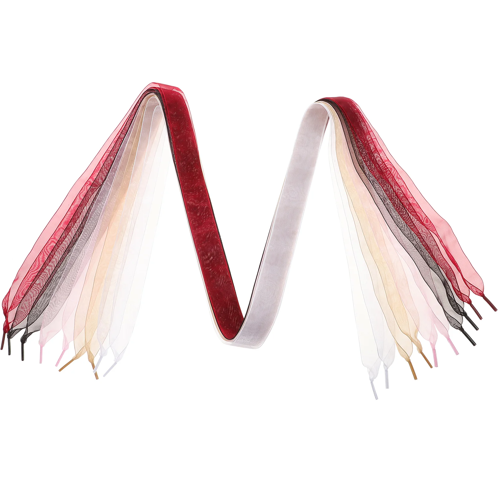 5 шт. шнурки Miss Laces для кроссовок с белой блестящей лентой обувь скейтбординга