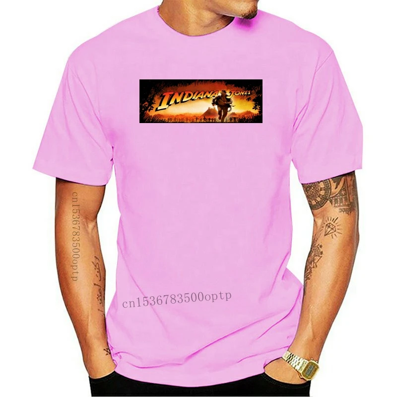 

Man Clothing New 3652D Indiana Jones T-Shirt Mens Black