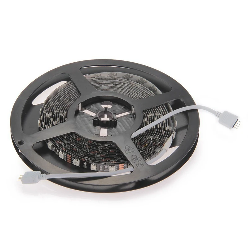 

RGB LED Strip Light 5M 5050 SMD 300 LED Black-PCB / 5 Metres