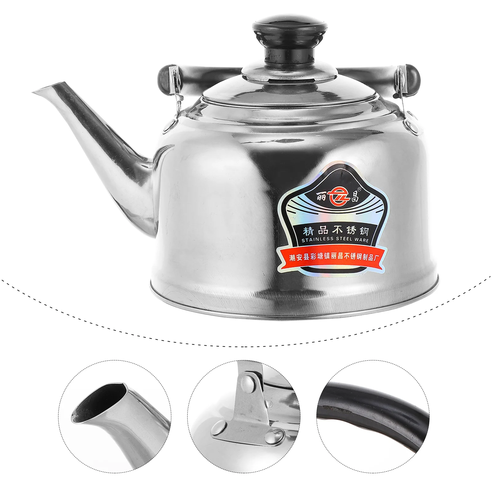 

Tea Kettle Pot Water Teapot Stainless Steelcoffeemaker Whistling Stove Pots Stovetop Infusermetalboilers Loose Leaf Induction