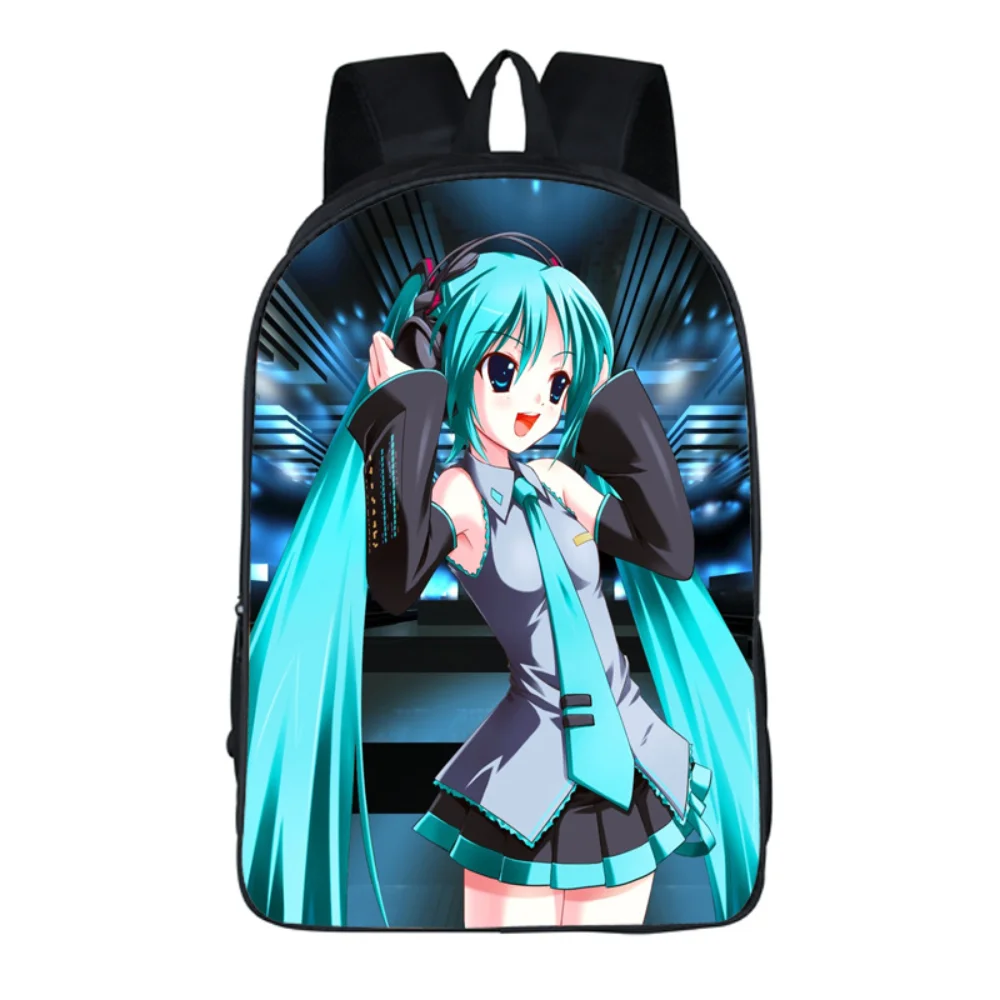 

Future Singer Miku Schoolbag Backpack Travel Notebook Laptop Bag for Girls Students